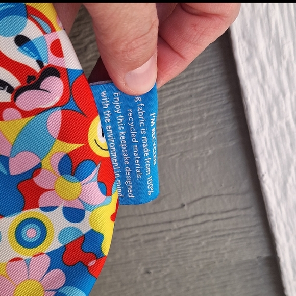 Estee Lauder X Hattie Stewart Happy Hearts Floral Daisy Tote Colorful Clowncore - Picture 7 of 12